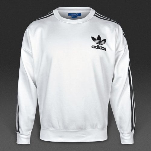 Adidas Originals Fashion Crew Adicolor White / Black for Men